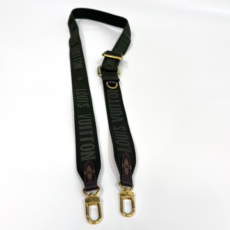 🥨絕版孤品路易威登 Felicie strap go LV原花拼綠背帶二合一麻將包M80091-14