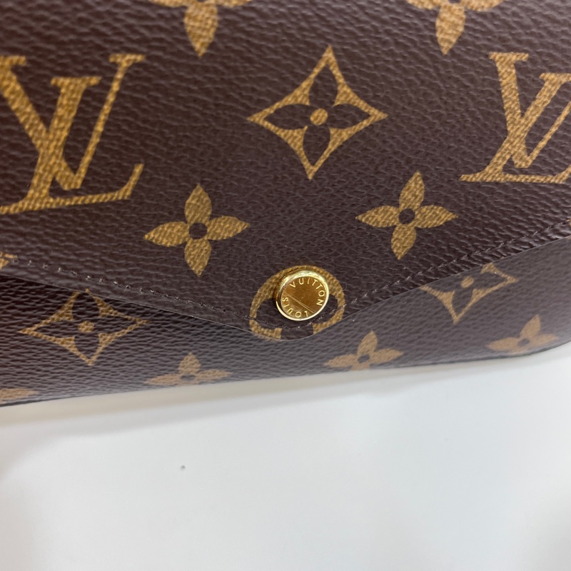 🥨絕版孤品路易威登 Felicie strap go LV原花拼綠背帶二合一麻將包M80091-20