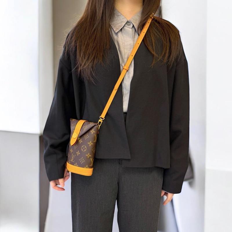 🥨路易威登新款薯條包LV 原花下蓋金釦磁吸薯條包M14056-1