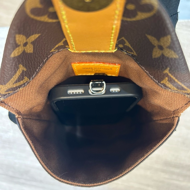 🥨路易威登新款薯條包LV 原花下蓋金釦磁吸薯條包M14056-8