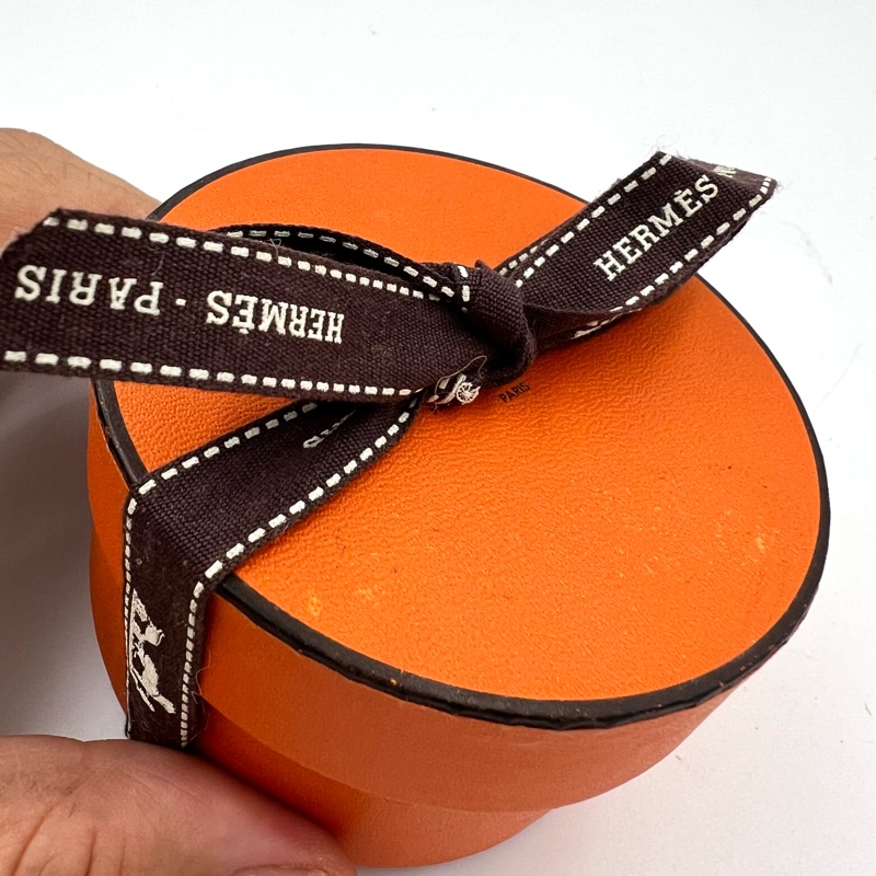 愛馬仕挽花女用明紫色手真皮手環-23