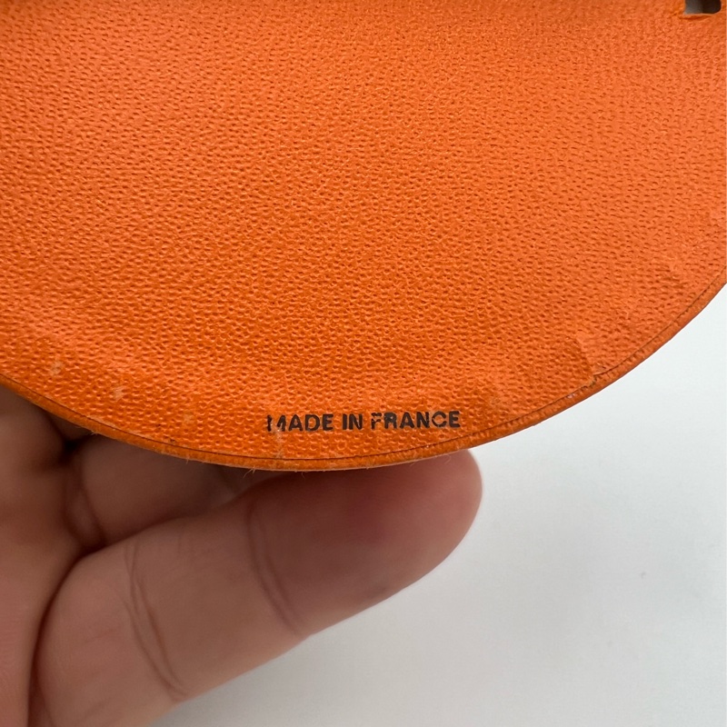 愛馬仕挽花女用明紫色手真皮手環-27