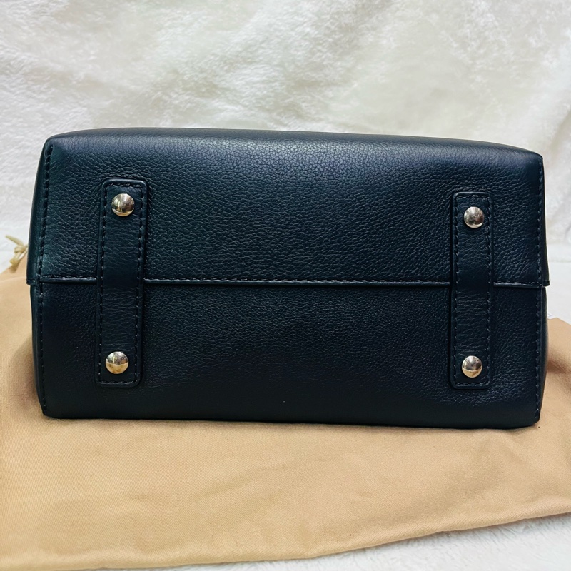 BURBERRY巴寶莉 BELT 燙金LOGO小牛皮斜背/手提兩用包-25