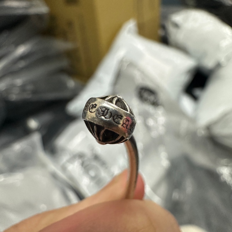 克羅心 Chrome hearts 手環 手鍊 半開 可調整 十字-3