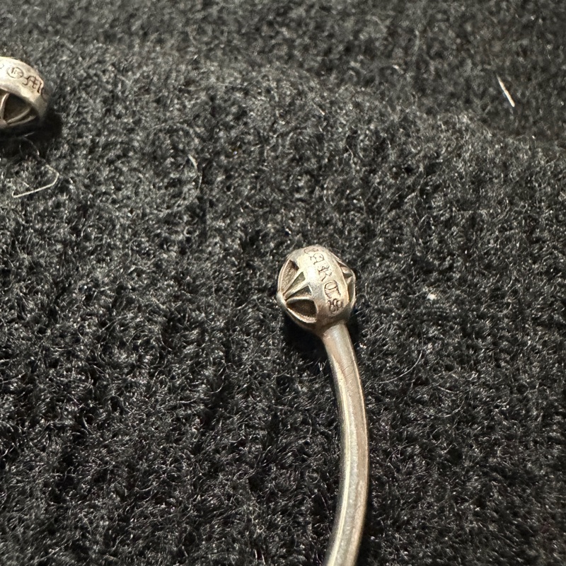 克羅心 Chrome hearts 手環 手鍊 半開 可調整 十字-2