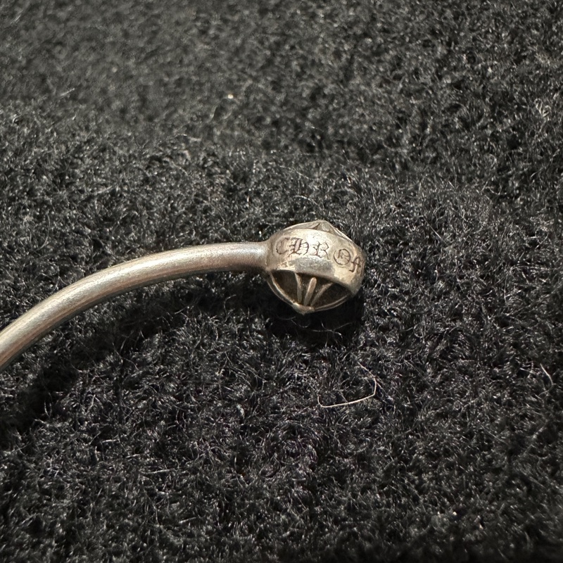 克羅心 Chrome hearts 手環 手鍊 半開 可調整 十字-3