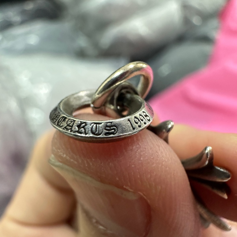 克羅心 Chrome hearts 十字 吊墜 tiny-3