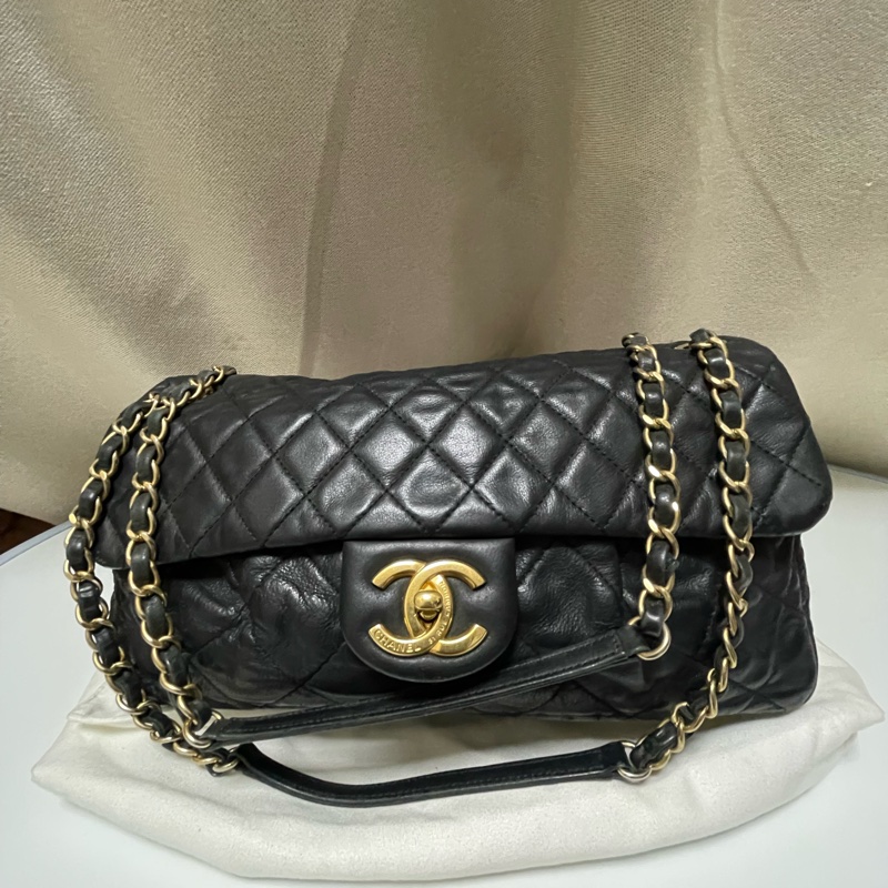 CHANEL CLASSIC FLAG CF 風琴包-0