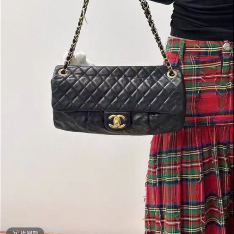 CHANEL CLASSIC FLAG CF 風琴包-11