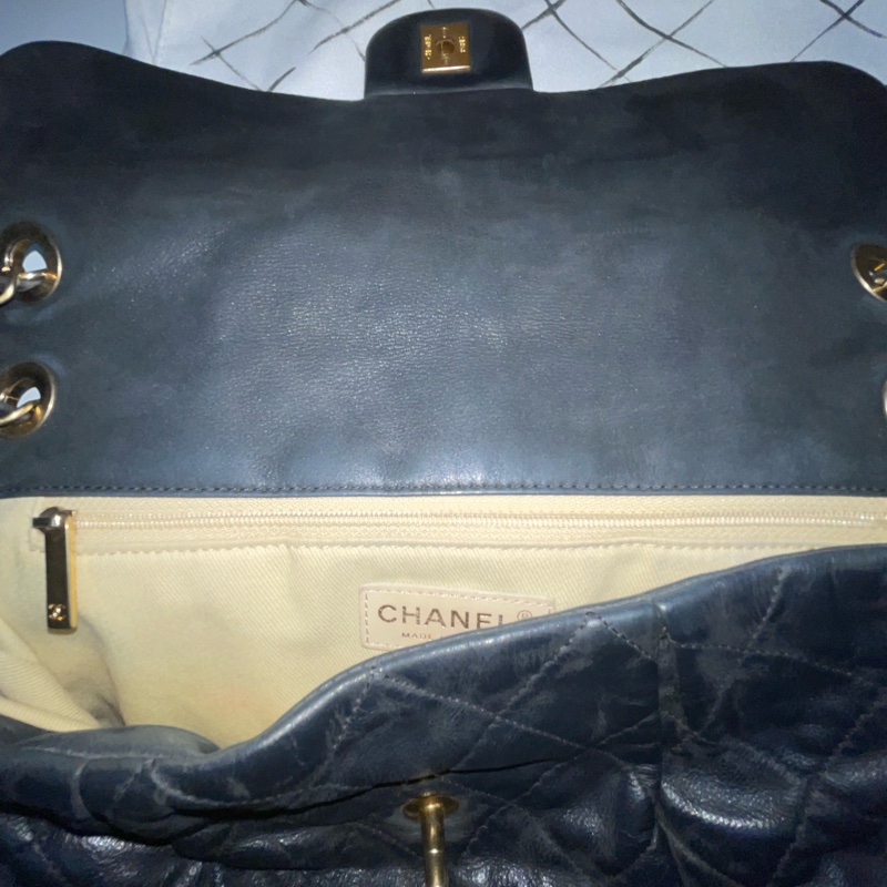 CHANEL CLASSIC FLAG CF 風琴包-12