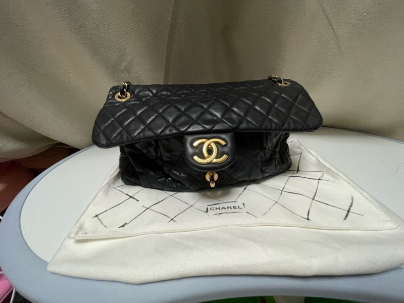 CHANEL CLASSIC FLAG CF 風琴包-22