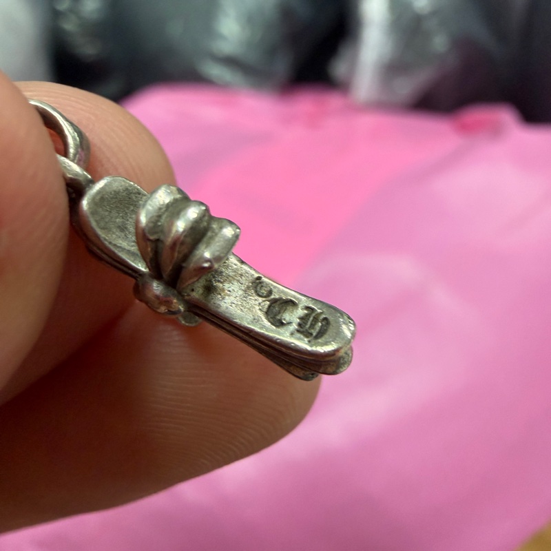 克羅心 Chrome hearts 十字 小 bbf 墜飾 吊墜-1