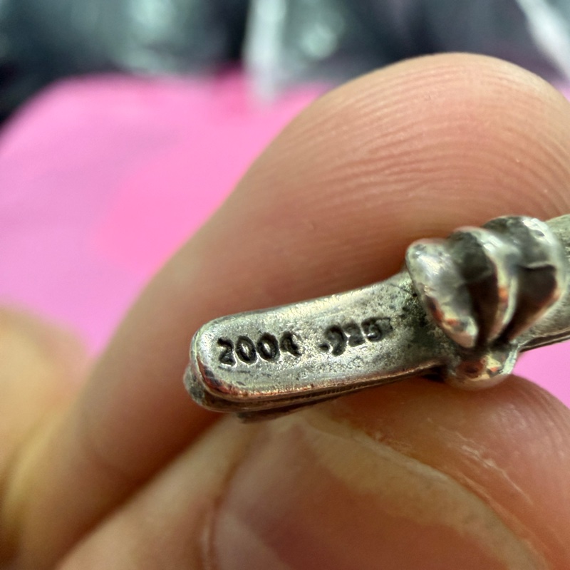 克羅心 Chrome hearts 十字 小 bbf 墜飾 吊墜-2