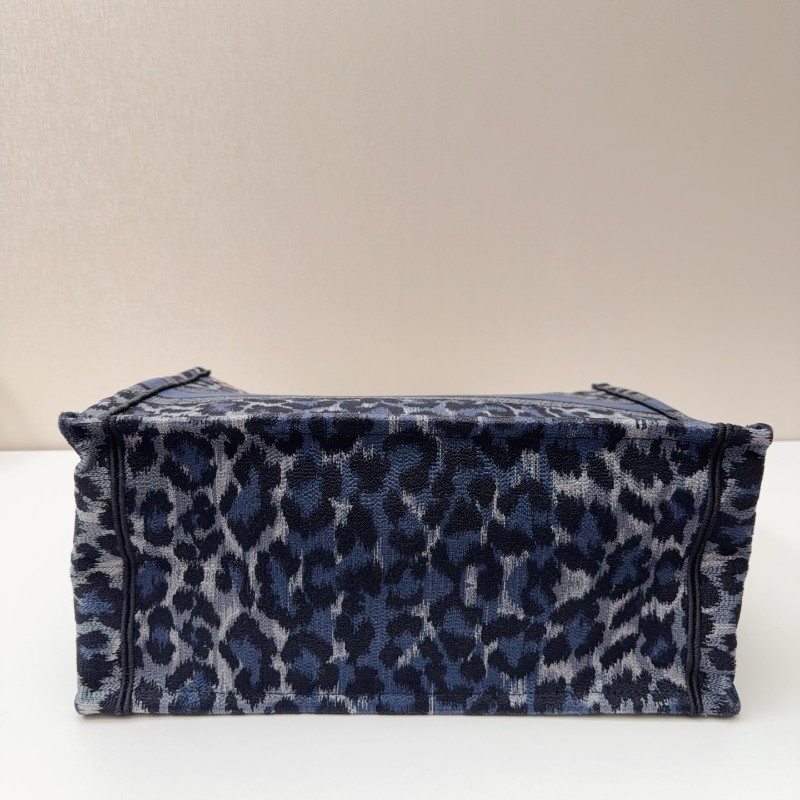 Dior豹紋Booktote托特包 中號手提包-4