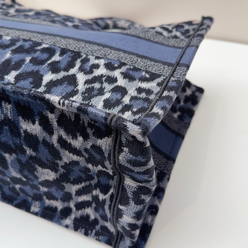 Dior豹紋Booktote托特包 中號手提包-6