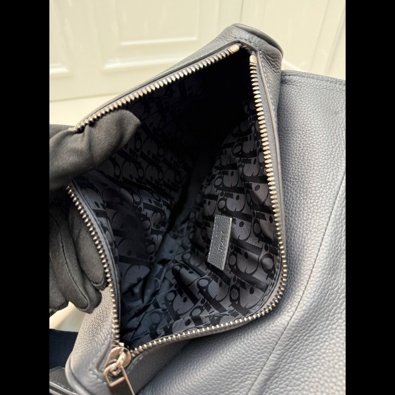 Dior Saddle 1947深灰色馬鞍包斜背包 牛皮-8