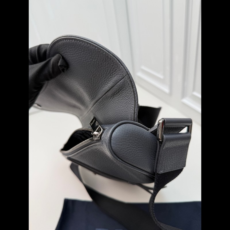 Dior Saddle 1947深灰色馬鞍包斜背包 牛皮-10