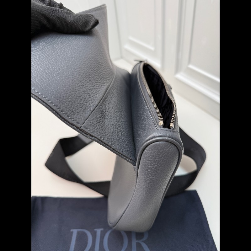 Dior Saddle 1947深灰色馬鞍包斜背包 牛皮-12