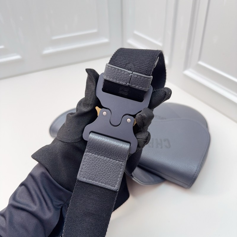 Dior Saddle 1947深灰色馬鞍包斜背包 牛皮-17