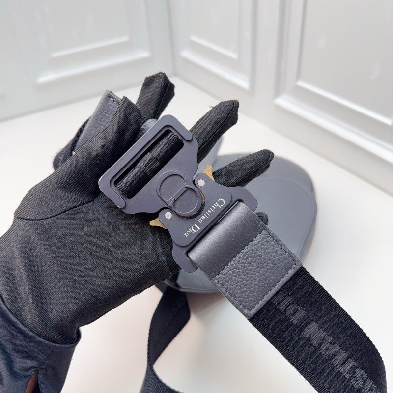 Dior Saddle 1947深灰色馬鞍包斜背包 牛皮-18