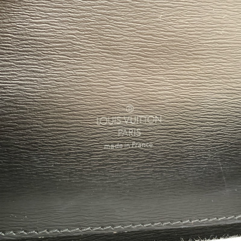 LV路易威登 經典中古水波紋黑色扇形兩用包 經典黑金配色 稀有款-12