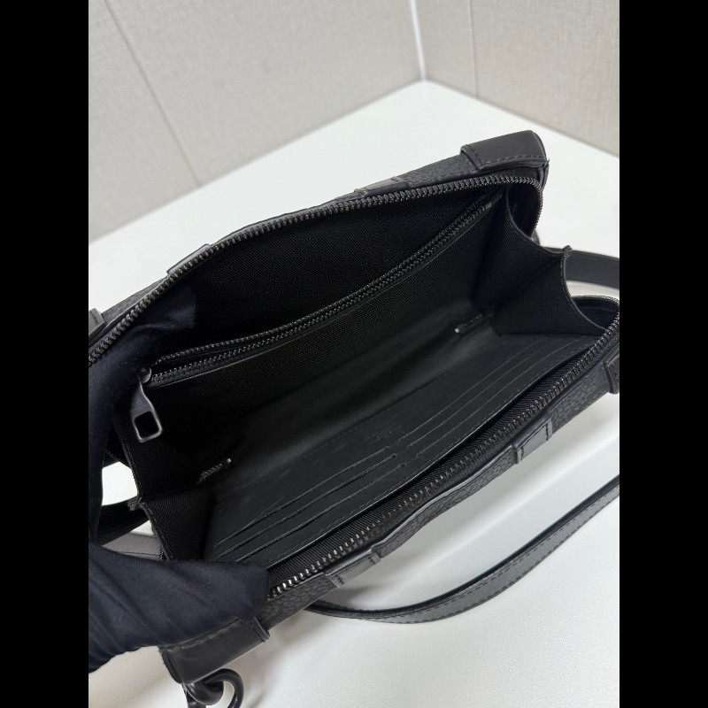 LV Soft Trunk Wallet黑武士全皮印花盒子包黑色牛皮壓紋 晶片-6