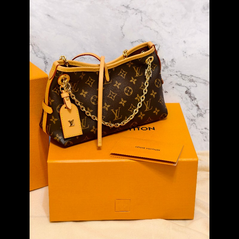 Louis Vuitton CarryAIIBB 缺貨爆款 側背
包肩背包斜背包-0