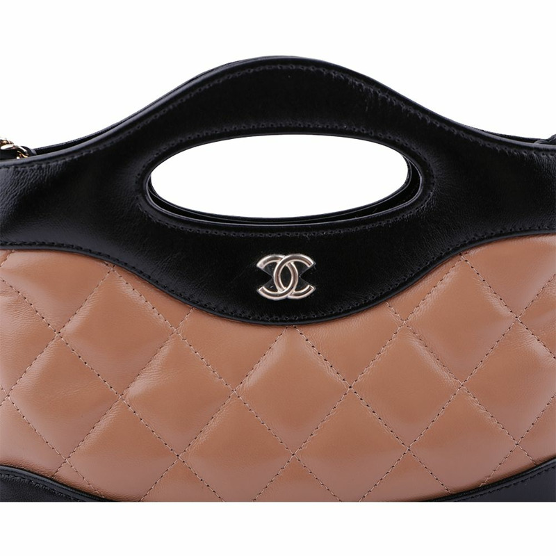 CHANEL 24C 31 黑色奈米鏈條包 AP3656 B17598 NZL97-6