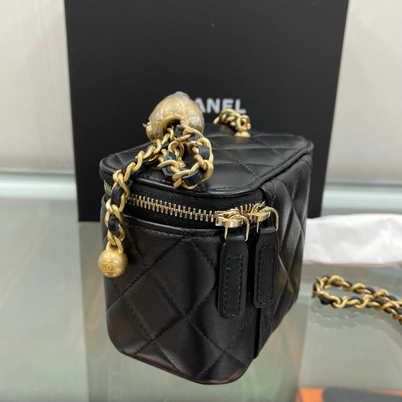 CHANEL Goldball 方形迷你化妝包 AP1447-2