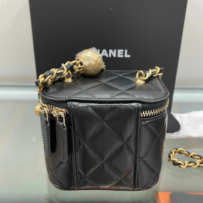 CHANEL Goldball 方形迷你化妝包 AP1447-3