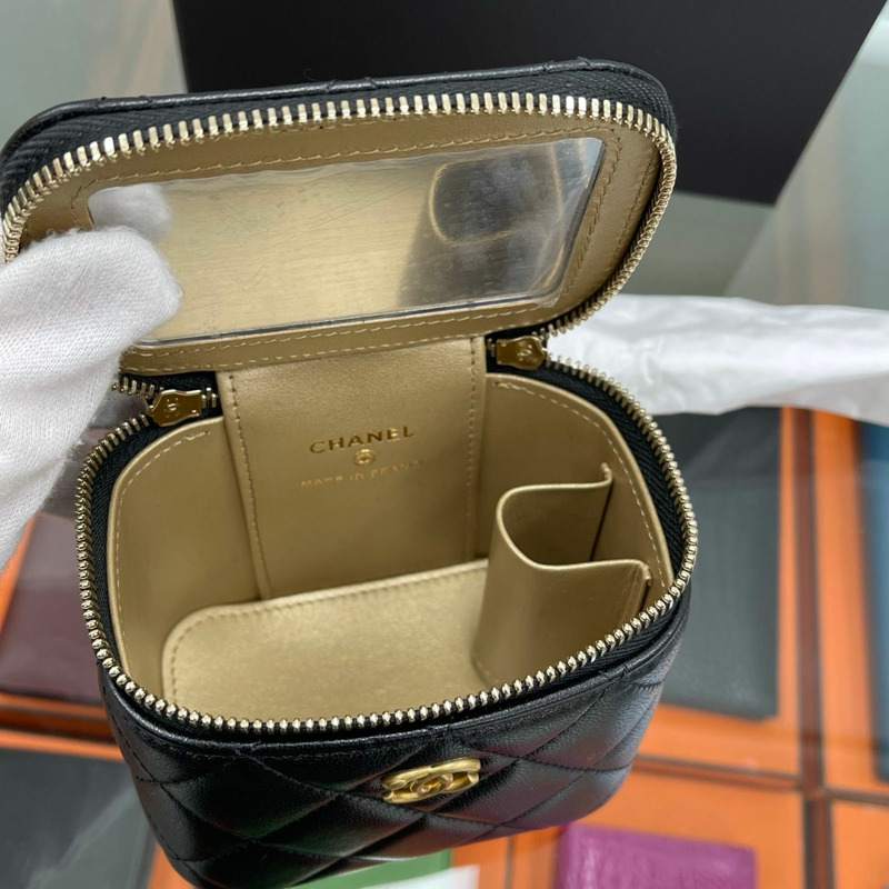 CHANEL Goldball 方形迷你化妝包 AP1447-4