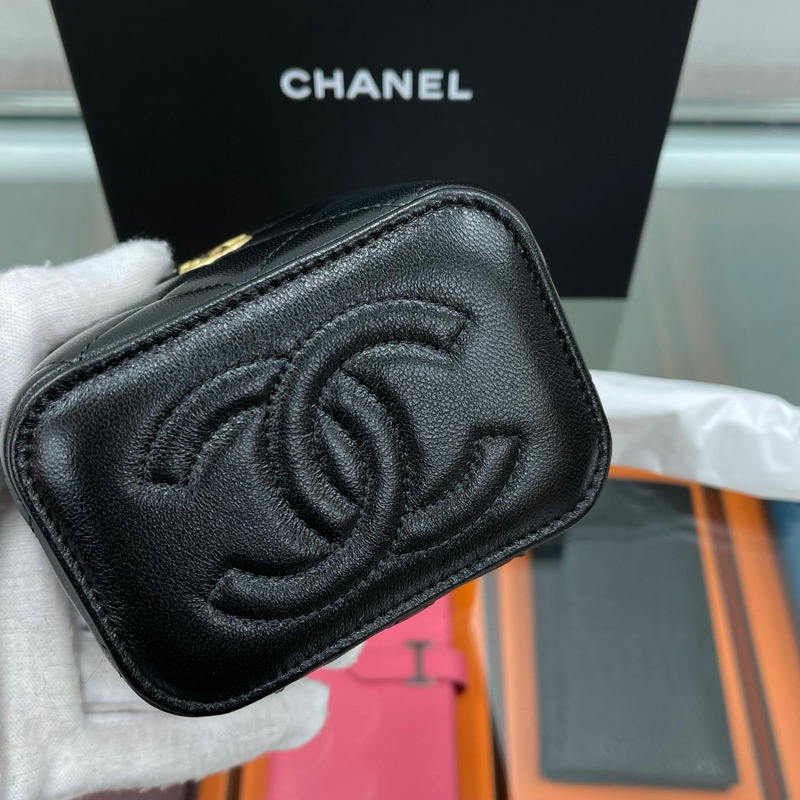 CHANEL Goldball 方形迷你化妝包 AP1447-5