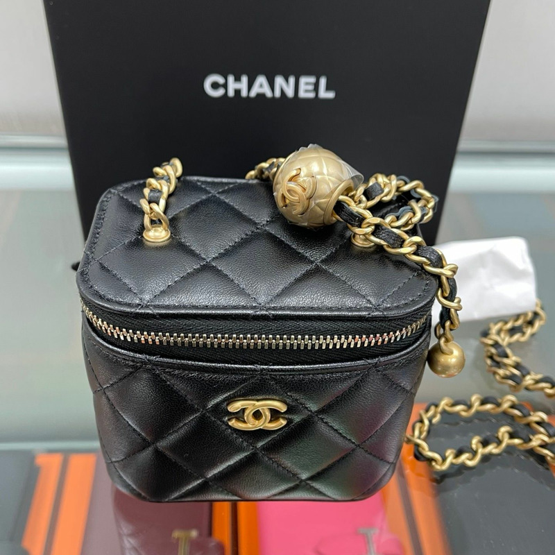 CHANEL Goldball 方形迷你化妝包 AP1447-6