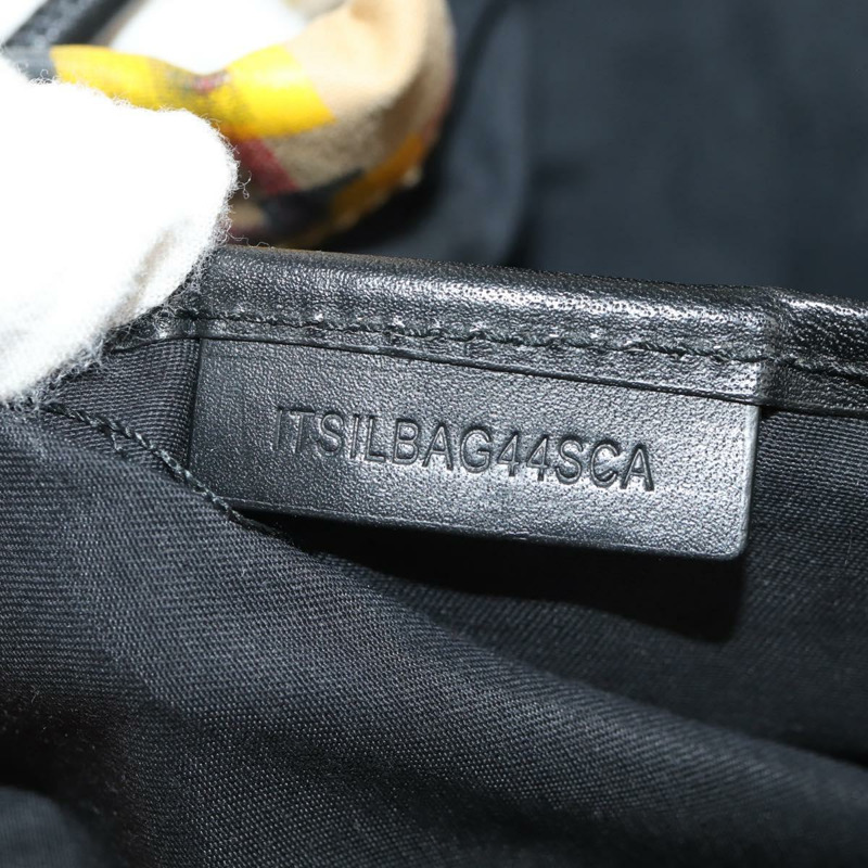 【日本直送】BURBERRY Nova Check Graffiti Backpack Canvas Beige Auth 154919V-10