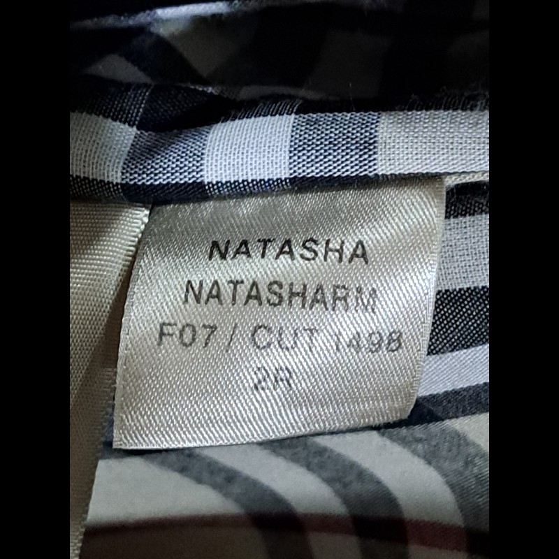 女40號/日本二手/Burberry 時尚女神風衣/有格紋帽+腰帶-17