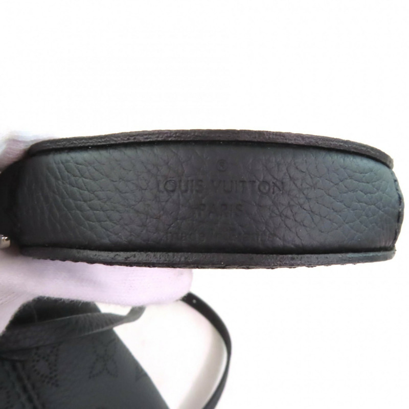 路易威登 M57070 Bella Noir Mahina 皮革雙肩包,附零錢包和防塵袋,女款-15