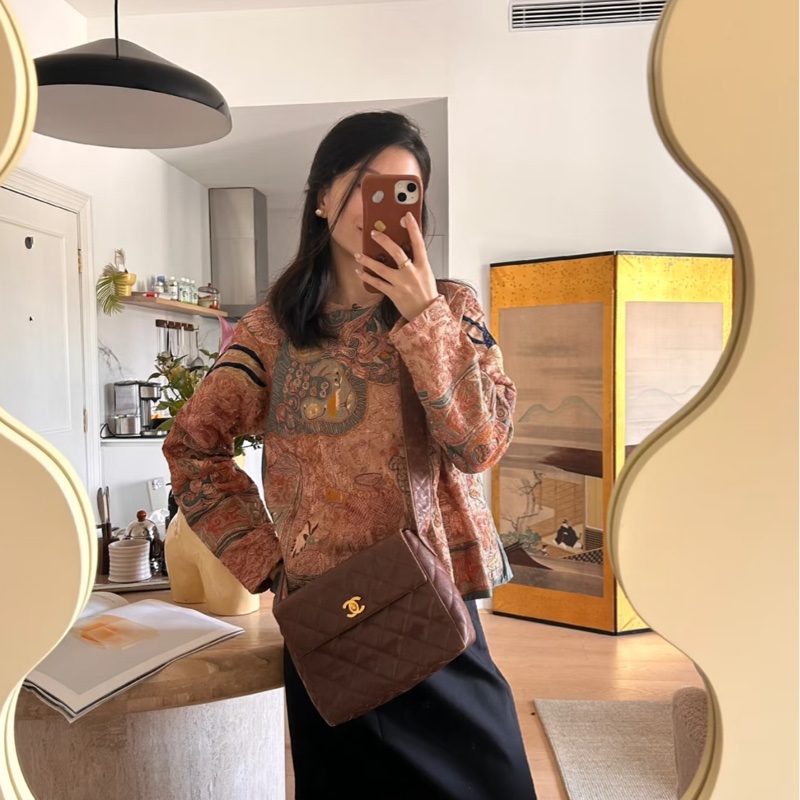 香奈兒 CHANEL MATELASSE 肩背包  荔枝皮-3