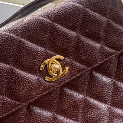 香奈兒 CHANEL MATELASSE 肩背包  荔枝皮-14