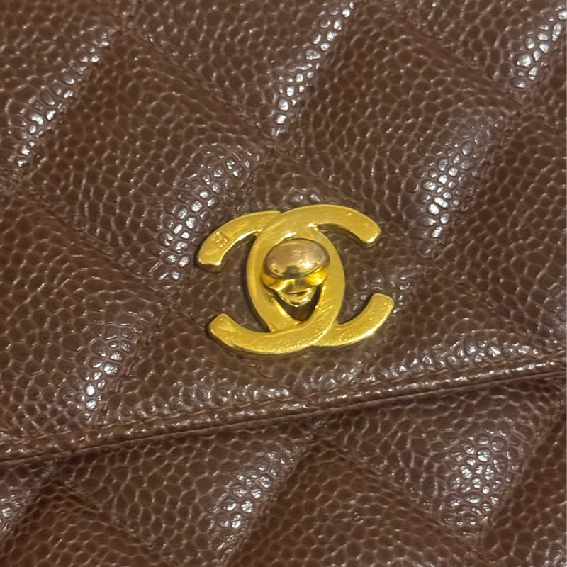 香奈兒 CHANEL MATELASSE 肩背包  荔枝皮-7