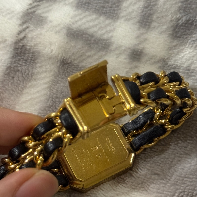 CHANEL Premiere 首映錶 M號 黑金 / 大黑屋購入有購買證明-6