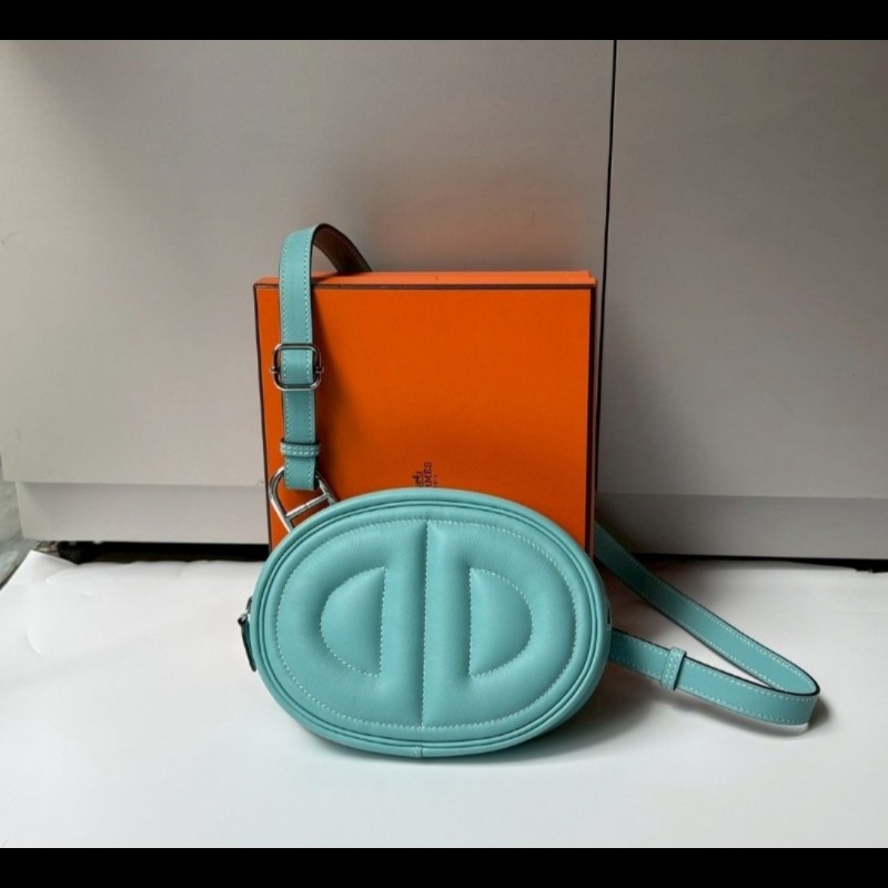 Hermès In-the-Loop Belt Bag Bleu Atol愛馬仕豬鼻子蒂芬妮藍腰包-5