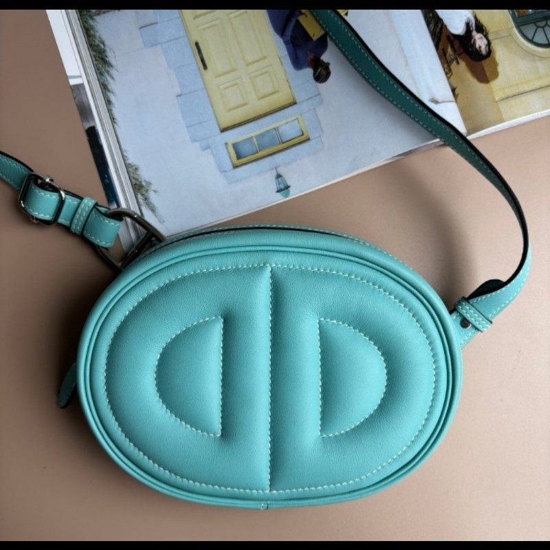 Hermès In-the-Loop Belt Bag Bleu Atol愛馬仕豬鼻子蒂芬妮藍腰包-6