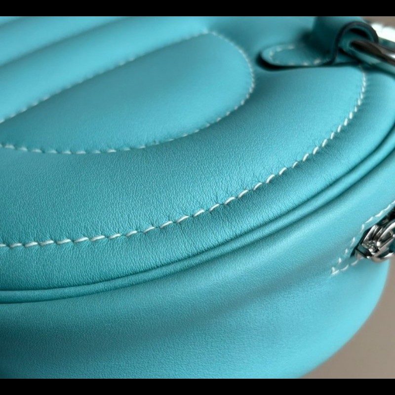 Hermès In-the-Loop Belt Bag Bleu Atol愛馬仕豬鼻子蒂芬妮藍腰包-15