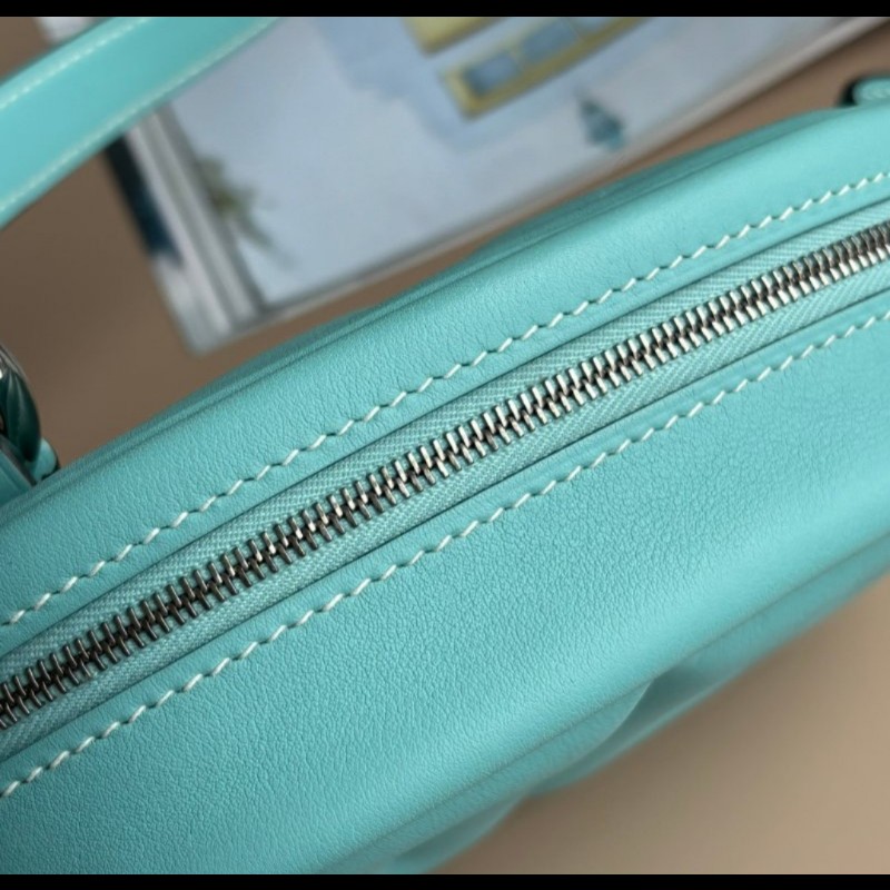 Hermès In-the-Loop Belt Bag Bleu Atol愛馬仕豬鼻子蒂芬妮藍腰包-17