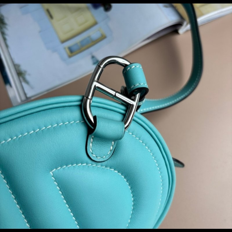 Hermès In-the-Loop Belt Bag Bleu Atol愛馬仕豬鼻子蒂芬妮藍腰包-25