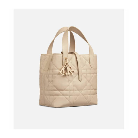 DIOR 手提包 直式款式 小號 粉紅米色 M2835OSNW