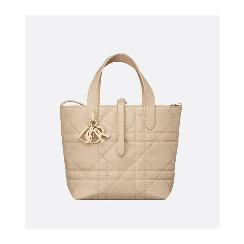 DIOR 手提包 直式款式 小號 粉紅米色 M2835OSNW-6