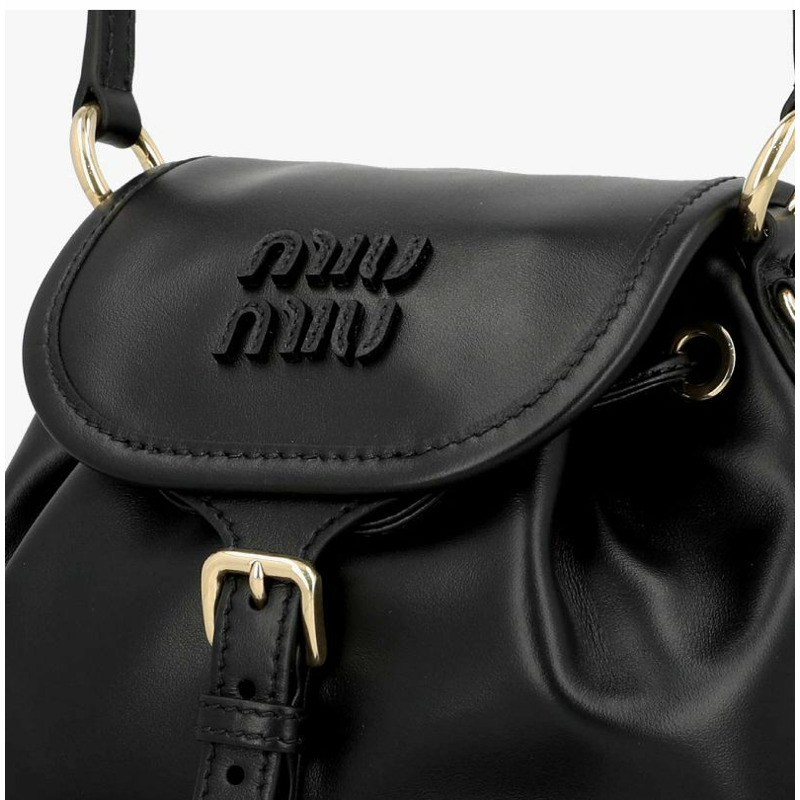 MIU MIU 真皮多口袋背包 - 5BZ043 2CRW F0002-3