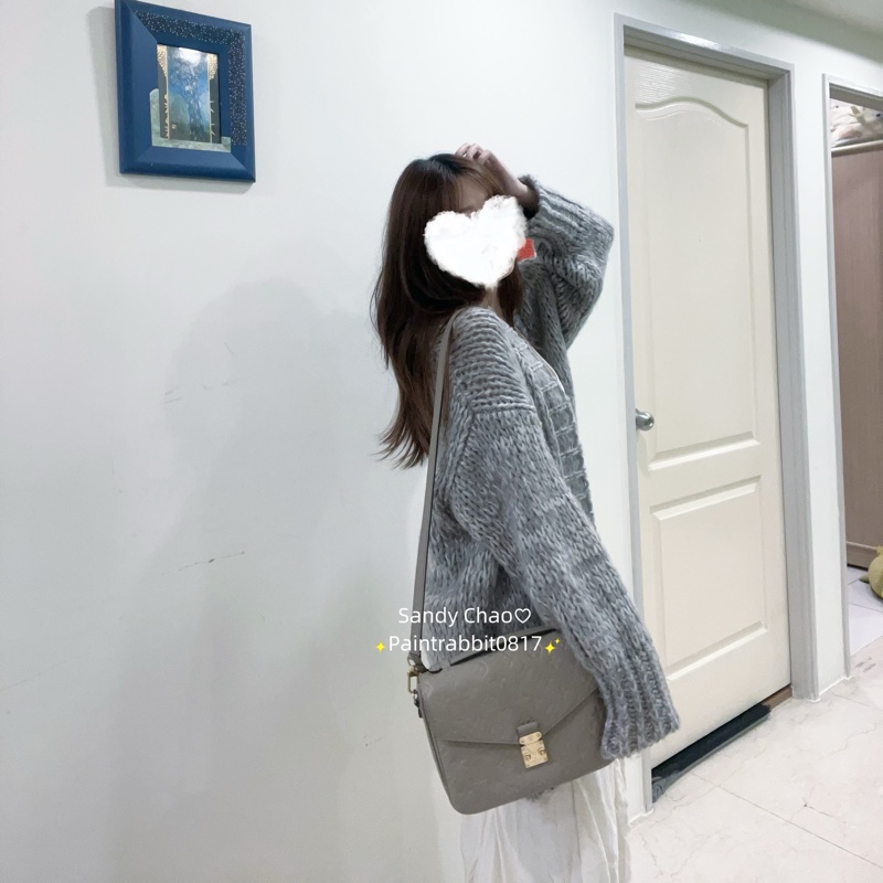 ෆ LV斑鳩灰郵差包🈶購證-3