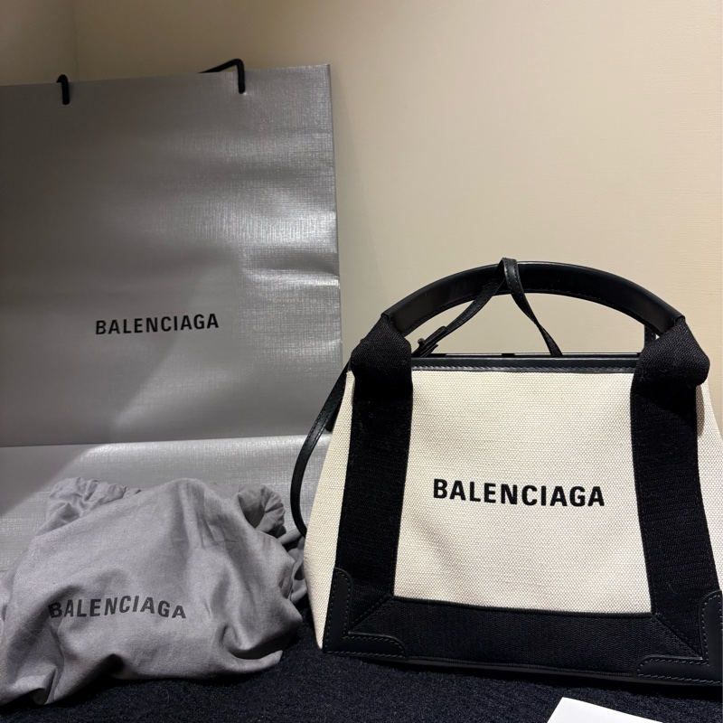 巴黎世家NAVY Cabas XS-0